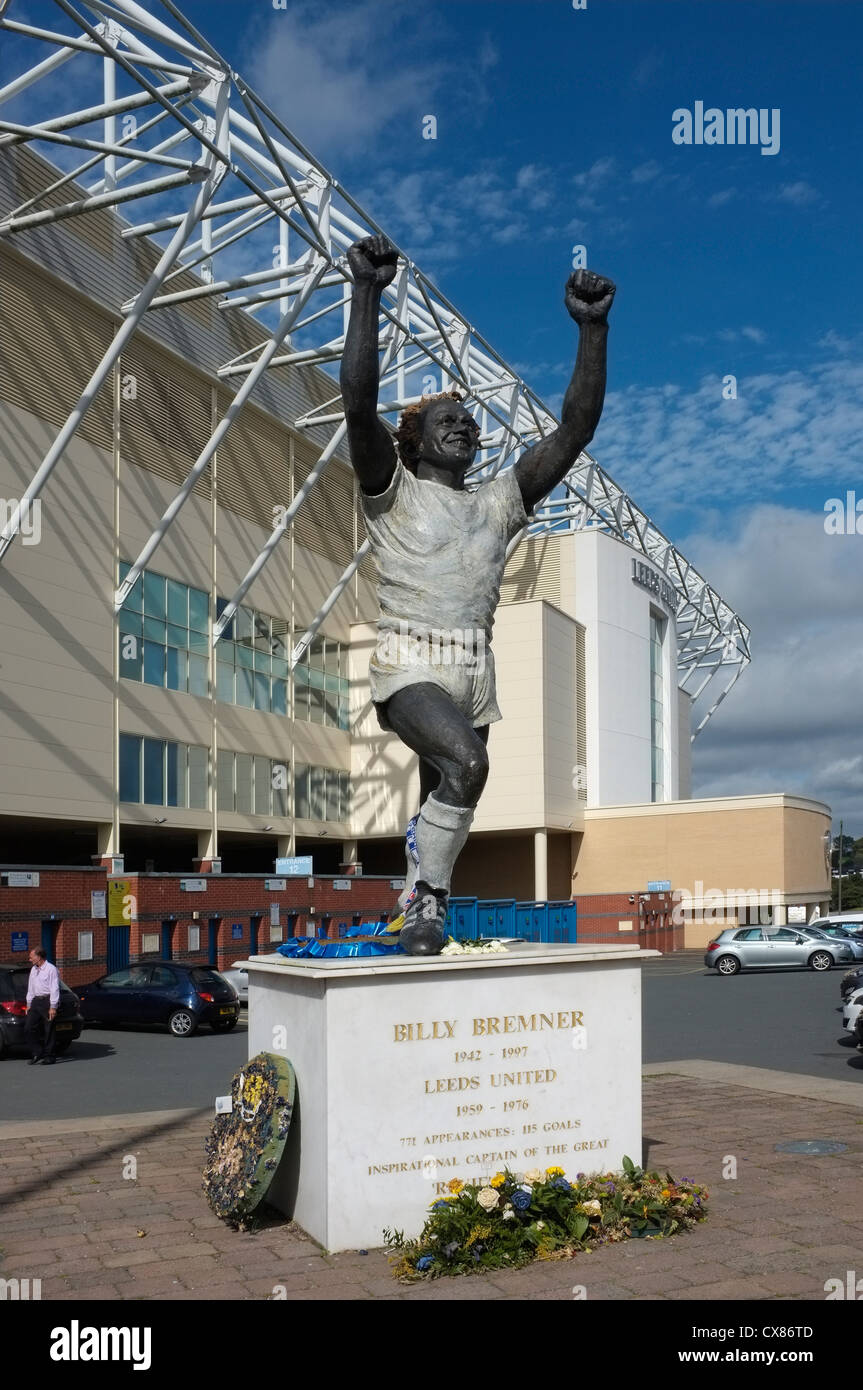 Leeds United's East Stand from outside the ground Stock Photo Alamy
