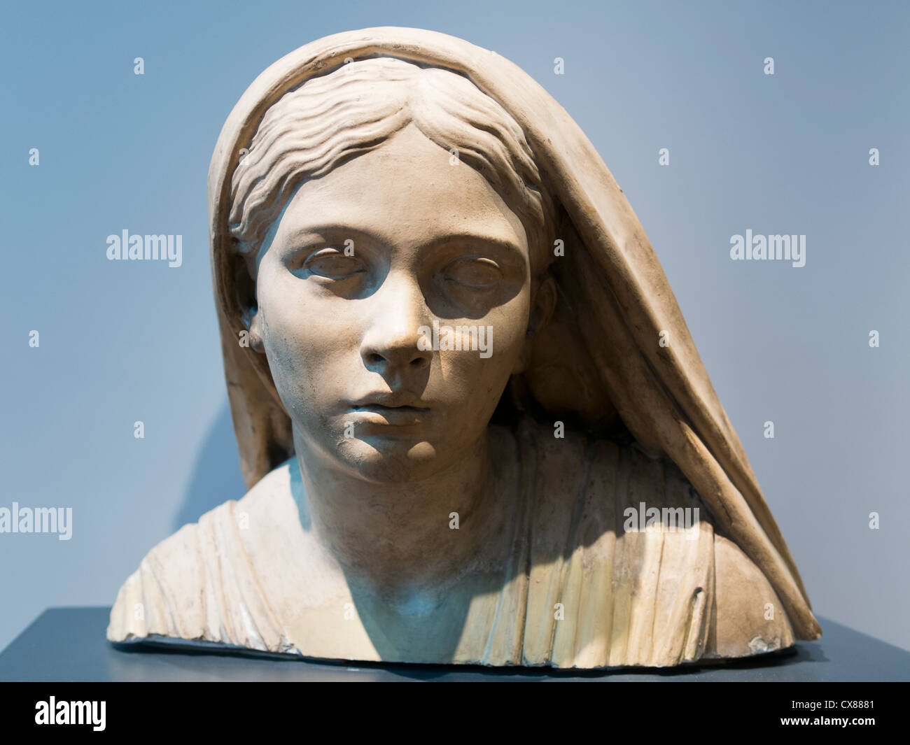 Carving of little Indian Girl, Ashmolean Oxford 3 Stock Photo
