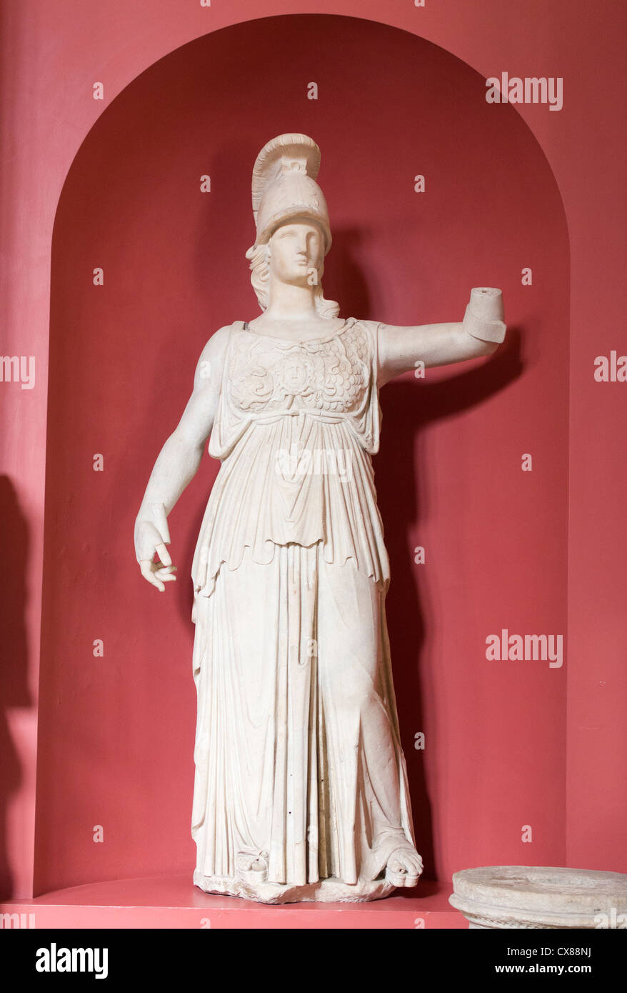 Roman statue of Athena- the Ashmolean Museum, Oxford Stock Photo