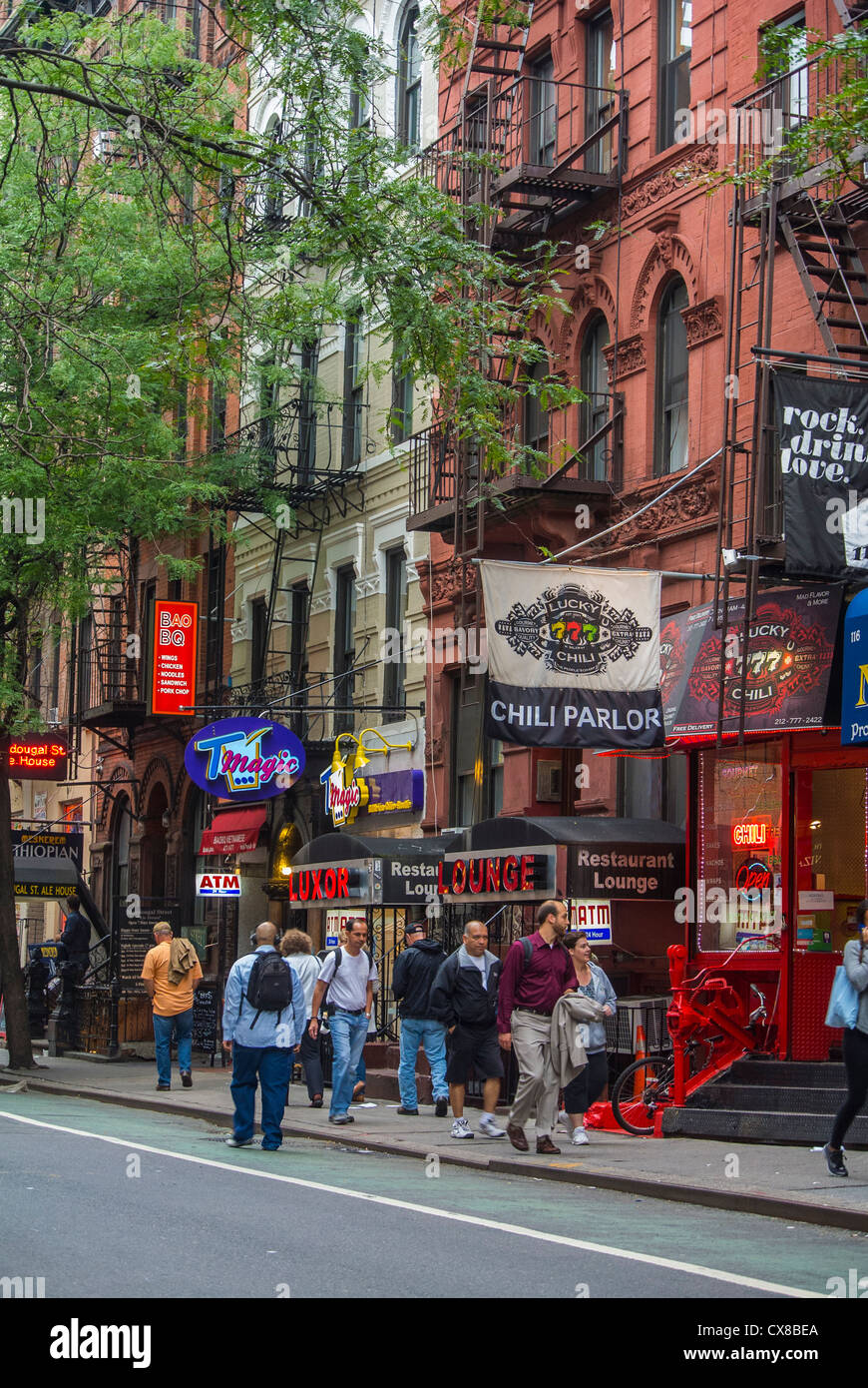 New York, NY, USA, West Village, People Shopping, Street Scenes, Shops on MacDougal Street