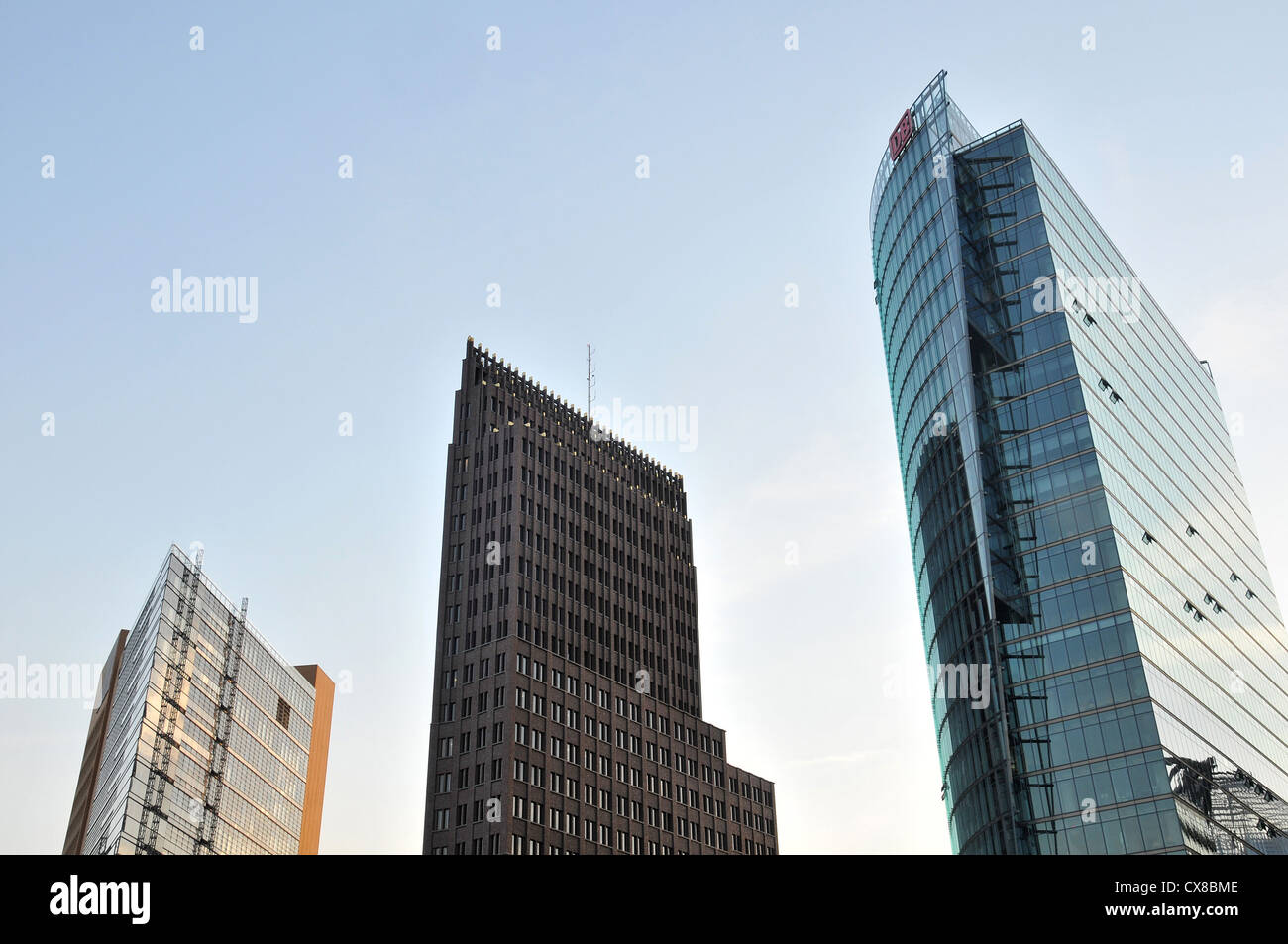 modern building, business center, Potsdamer Platz, Berlin Stock Photo