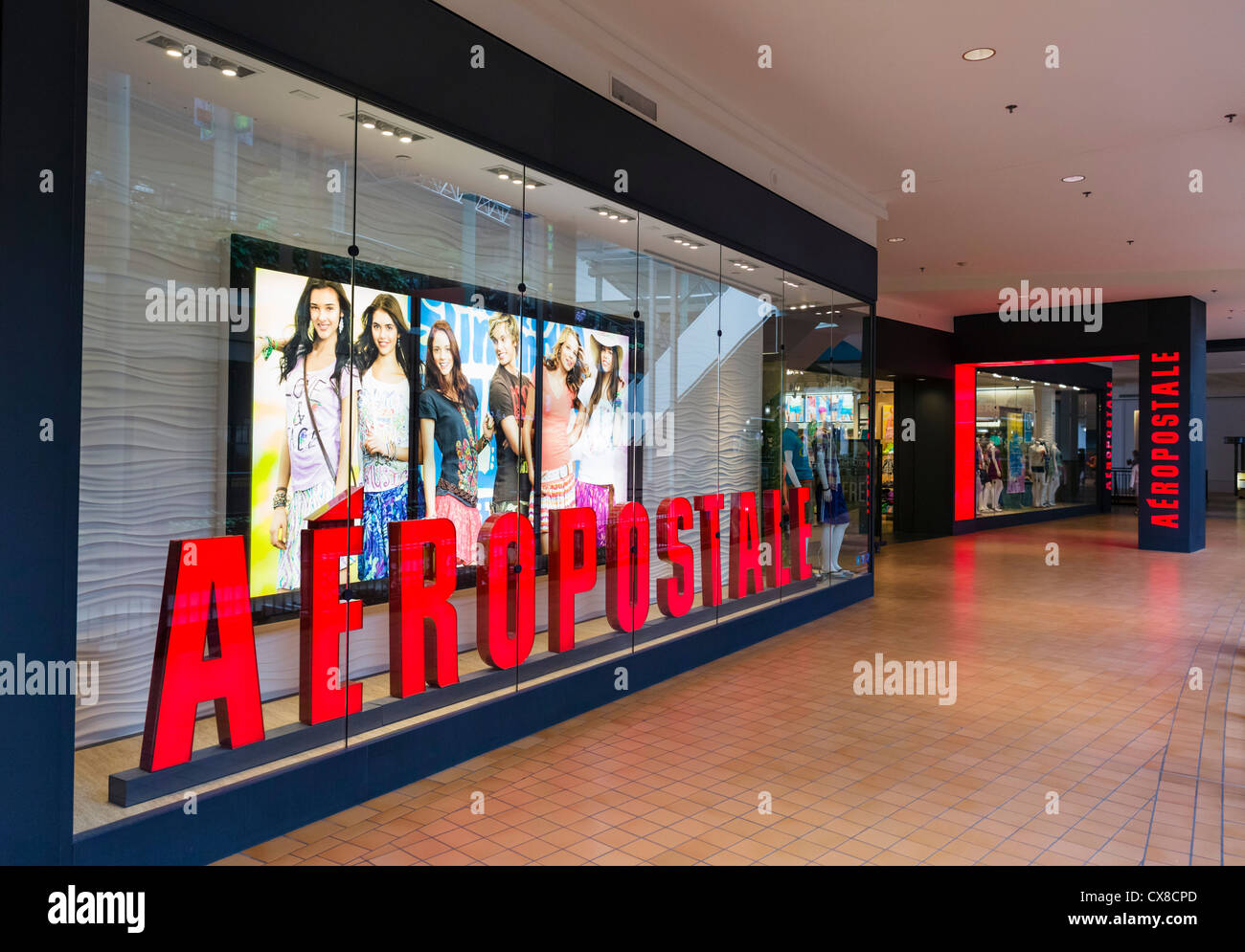 Aeropostale store in the Mall of America, Bloomington, Minneapolis, Minnesota, USA Stock Photo