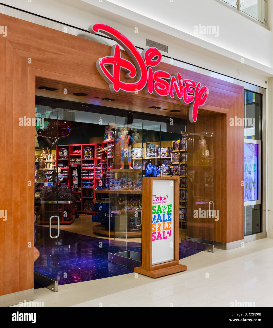 Disney store in the Mall of America, Bloomington, Minneapolis, Minnesota, USA Stock Photo