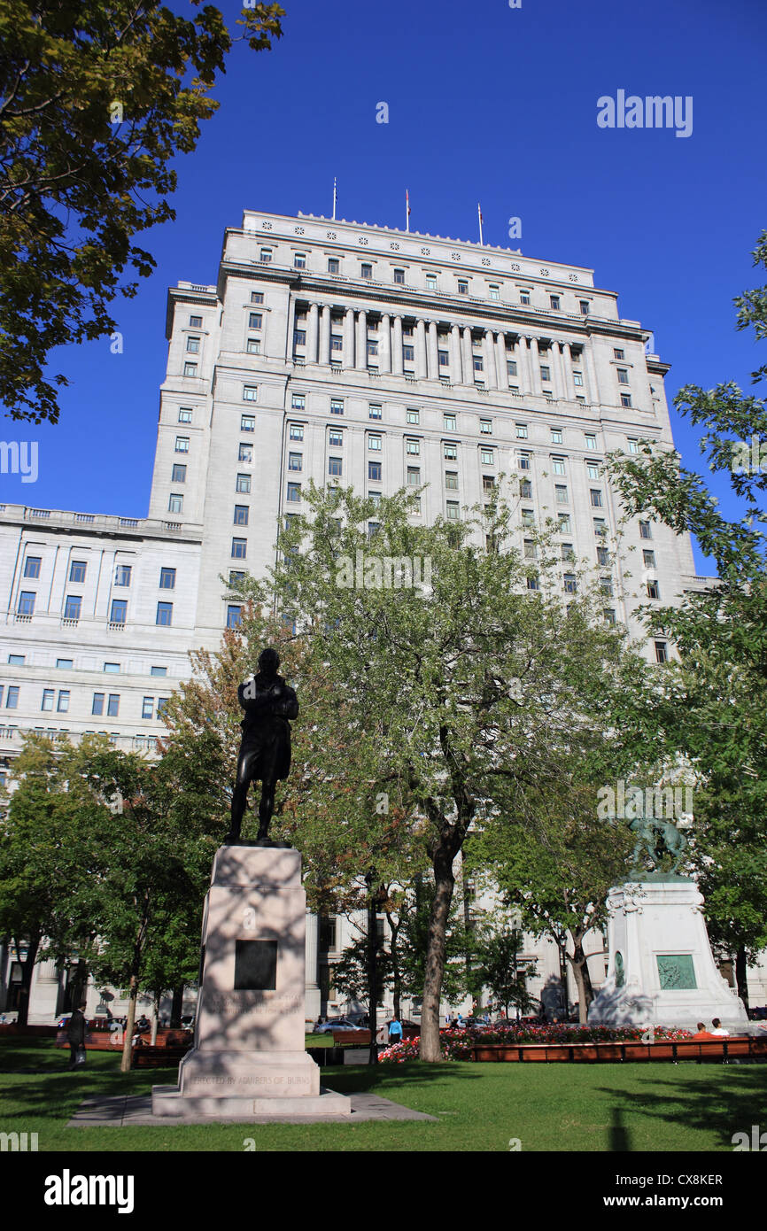 Canada, Quebec, Montreal, Sun Life Building Stock Photo - Alamy