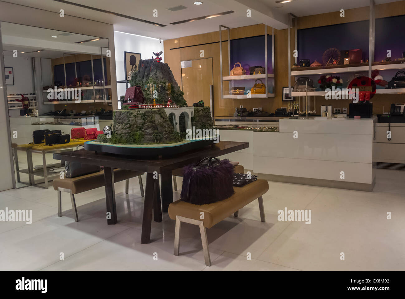 New York, NY, USA, Inside Greenwich Village Clothing Store, Display