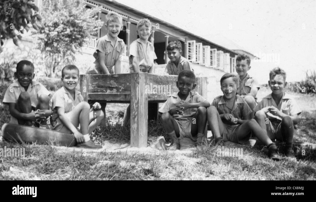 Jamaican Boy's School Stock Photo