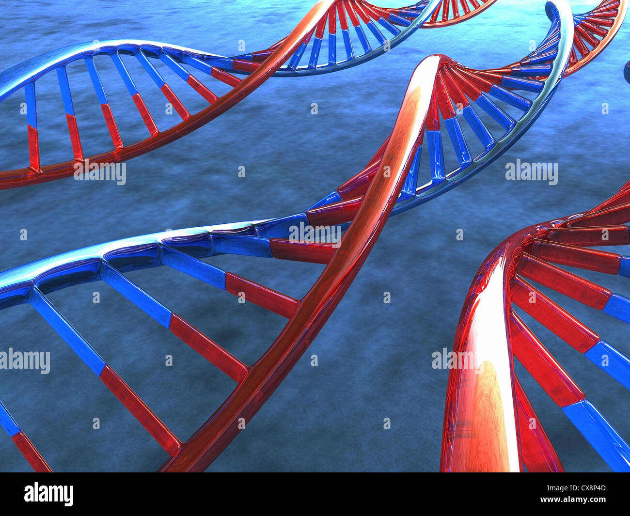 Concept of DNA or RNA sequence. Stock Photo