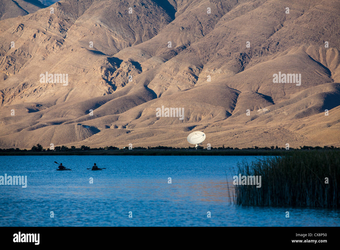 The Owens Valley Radio Observatory near Big Pine California in the