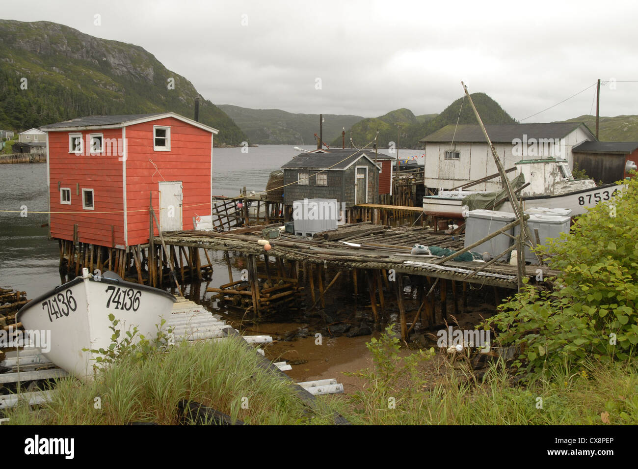 Harbour le Cou, Newfoundland Stock Photo Alamy