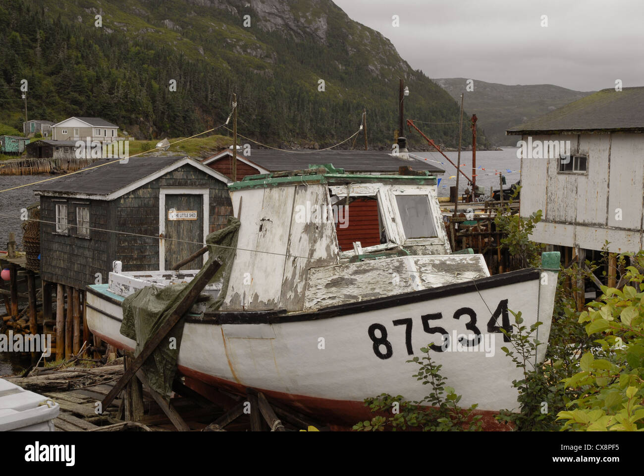 Harbour le Cou, Newfoundland Stock Photo Alamy