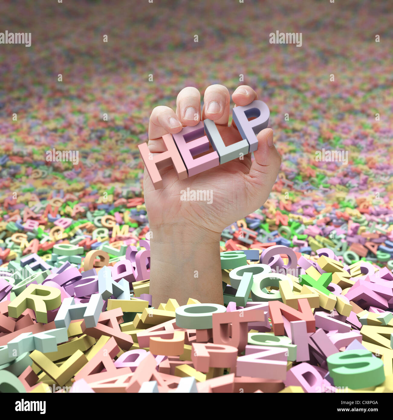 Hand letters hi-res stock photography and images - Alamy