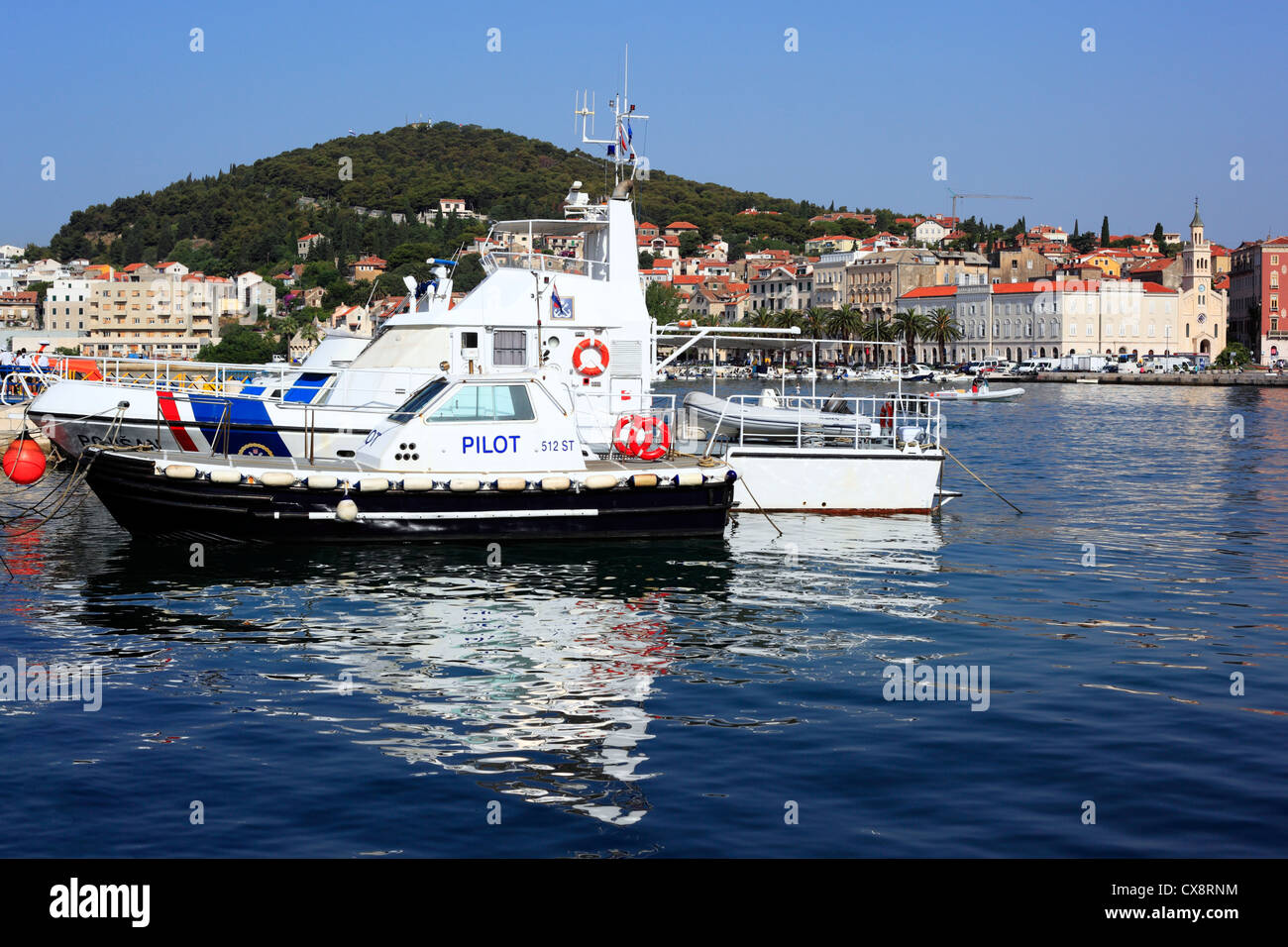City harbour, Split, Dalmatia, Croatia Stock Photo