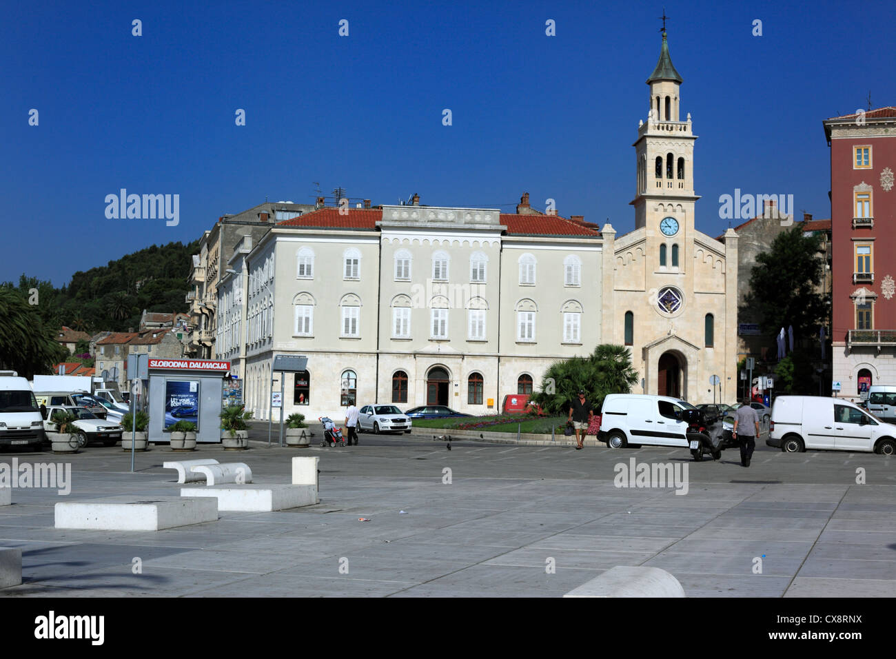Church of Saint Francis, Split, Dalmatia, Croatia Stock Photo