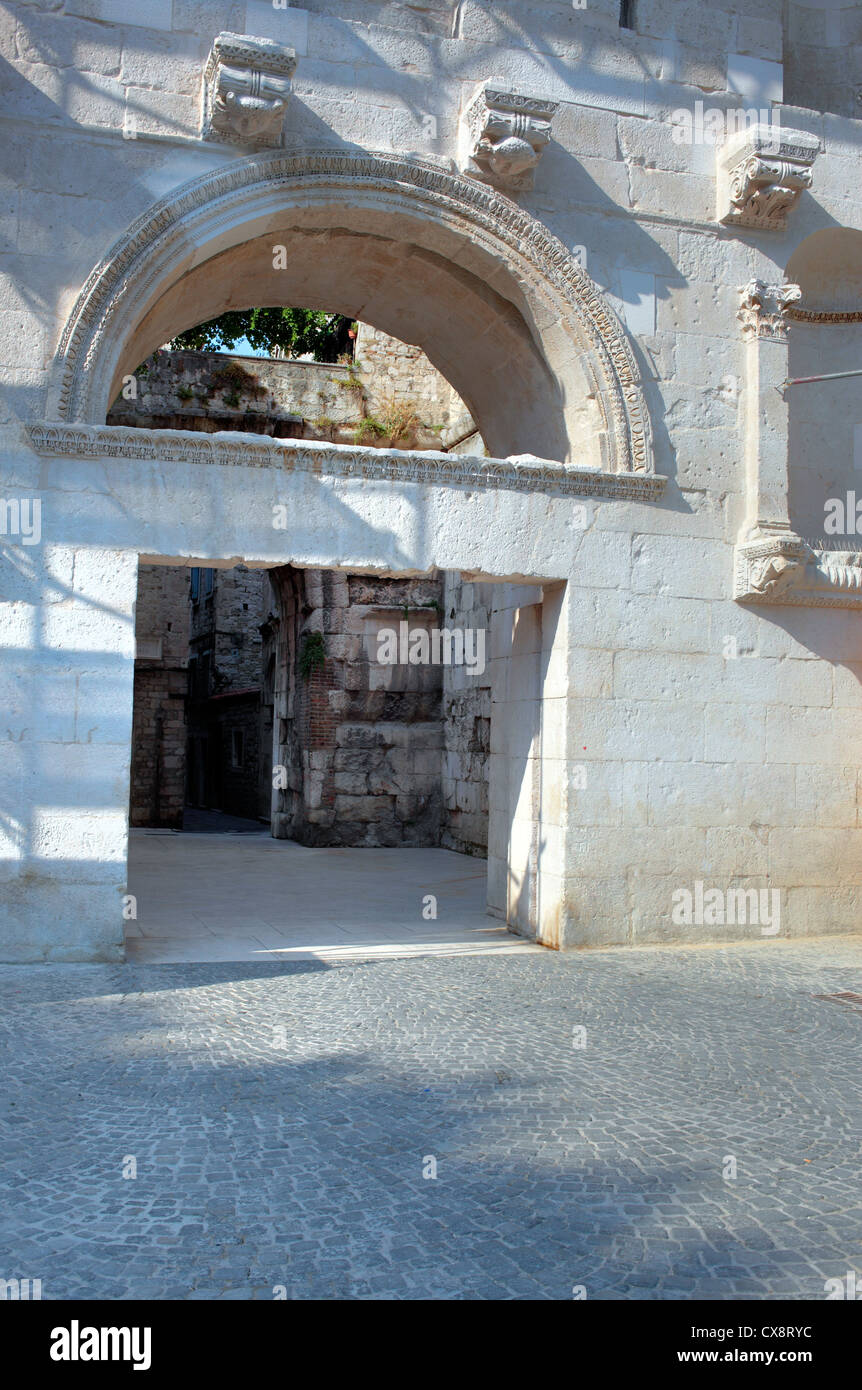 Golden Gate (Zlatna Vrata), Split, Dalmatia, Croatia Stock Photo