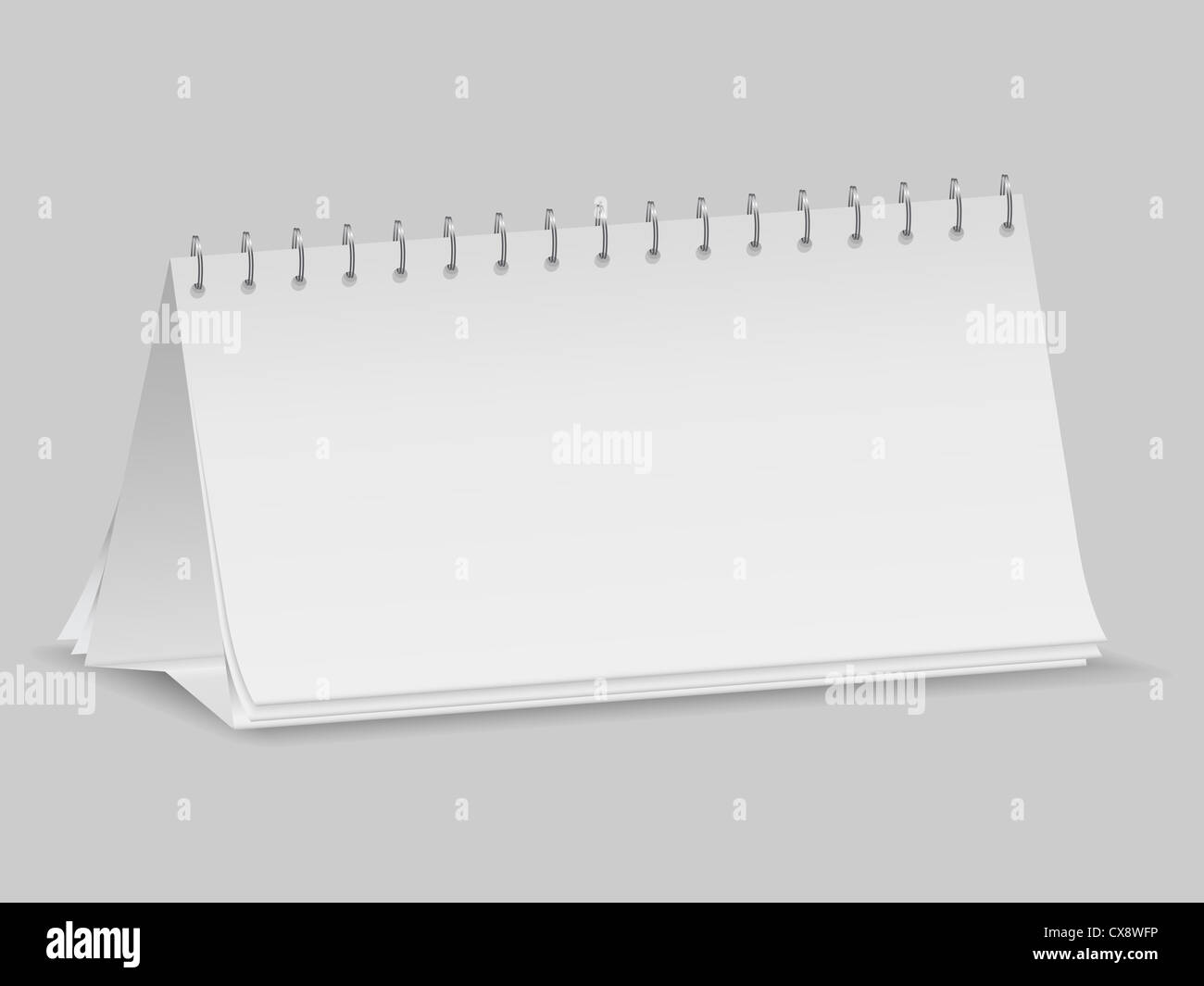 Blank desk calendar Stock Photo - Alamy