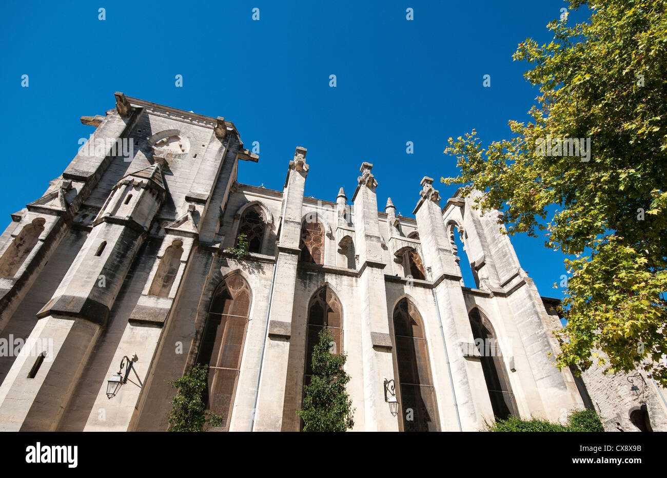 The Church of Saint-Roch on Place St Roch in Montpellier, Southern France Stock Photo
