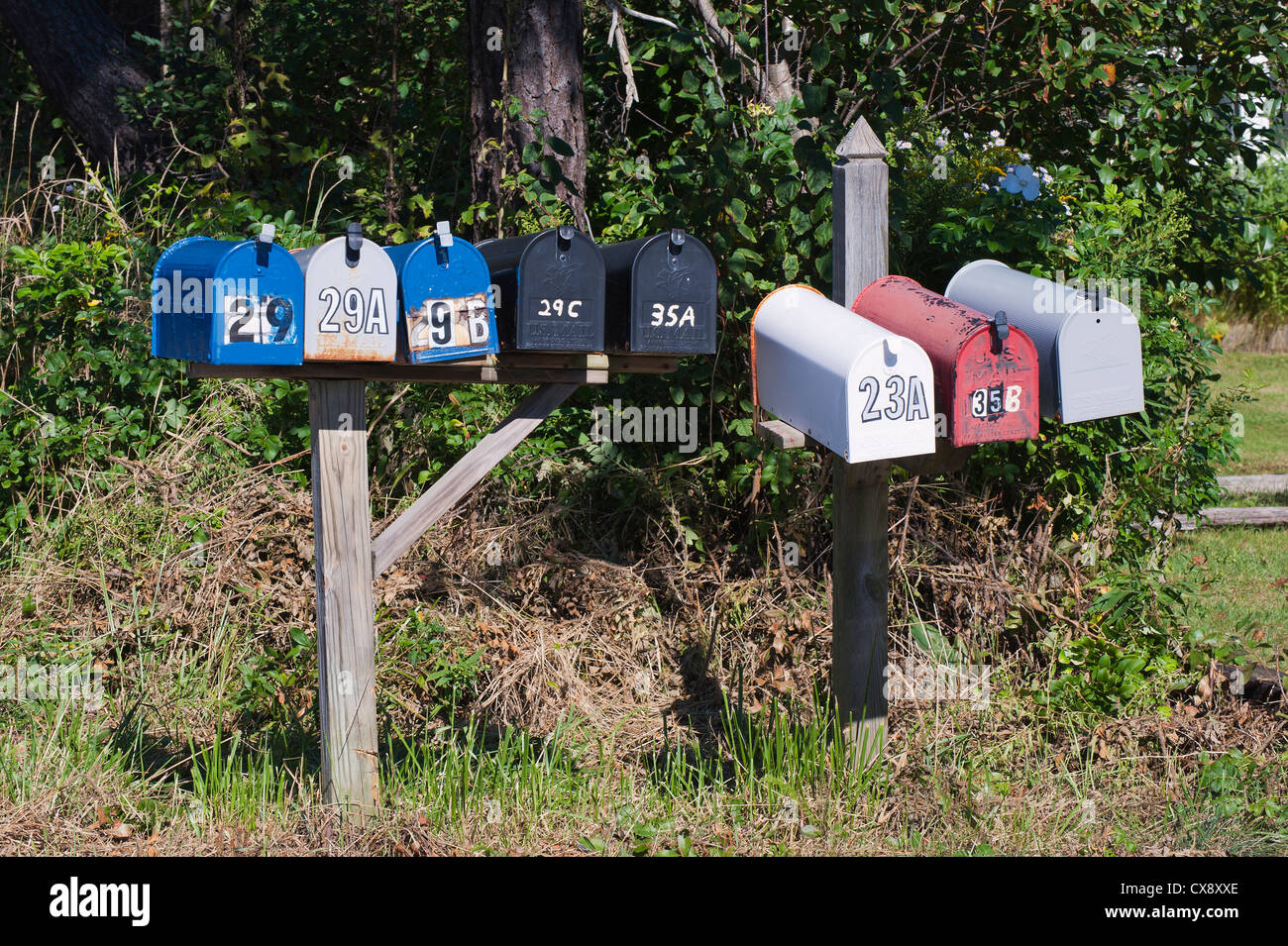 Rural Mailboxes Usa High Resolution Stock Photography and Images Alamy