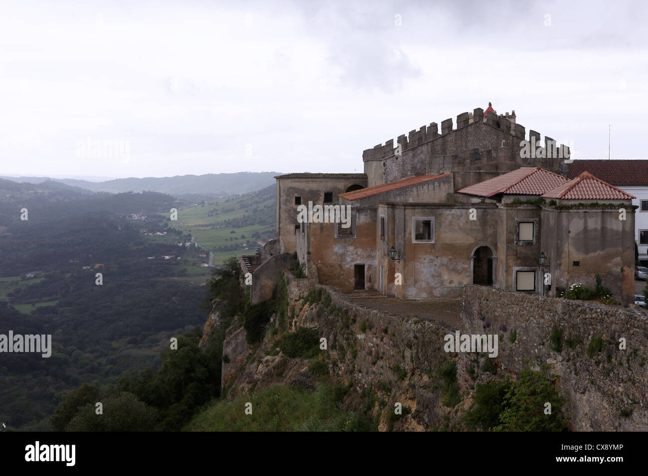 Palmela Castle in Portugal Stock Photo