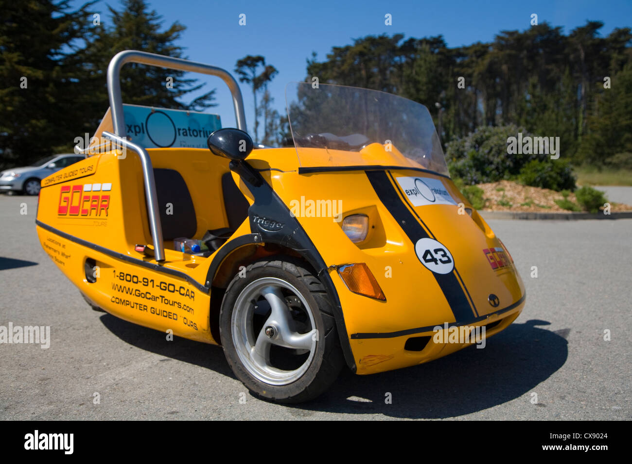 San Francisco yellow go cars Stock Photo