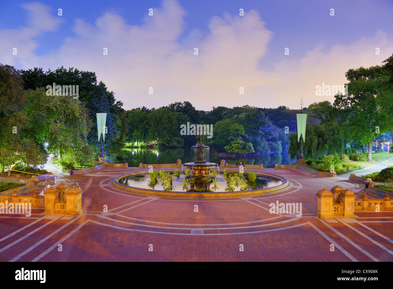 Bethesda Terrace and Fountain Stock Image - Image of view, bethesda:  91208491