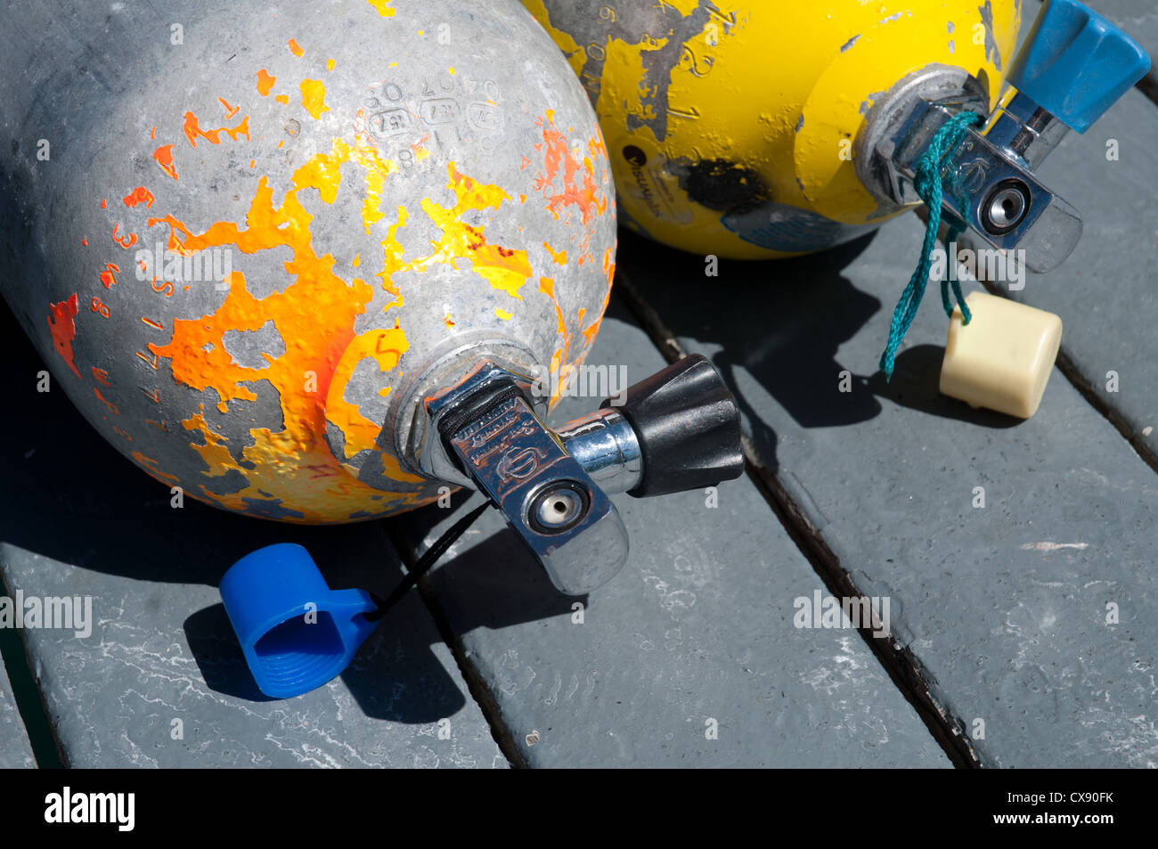 Scuba Diving Tank Stock Photo Alamy