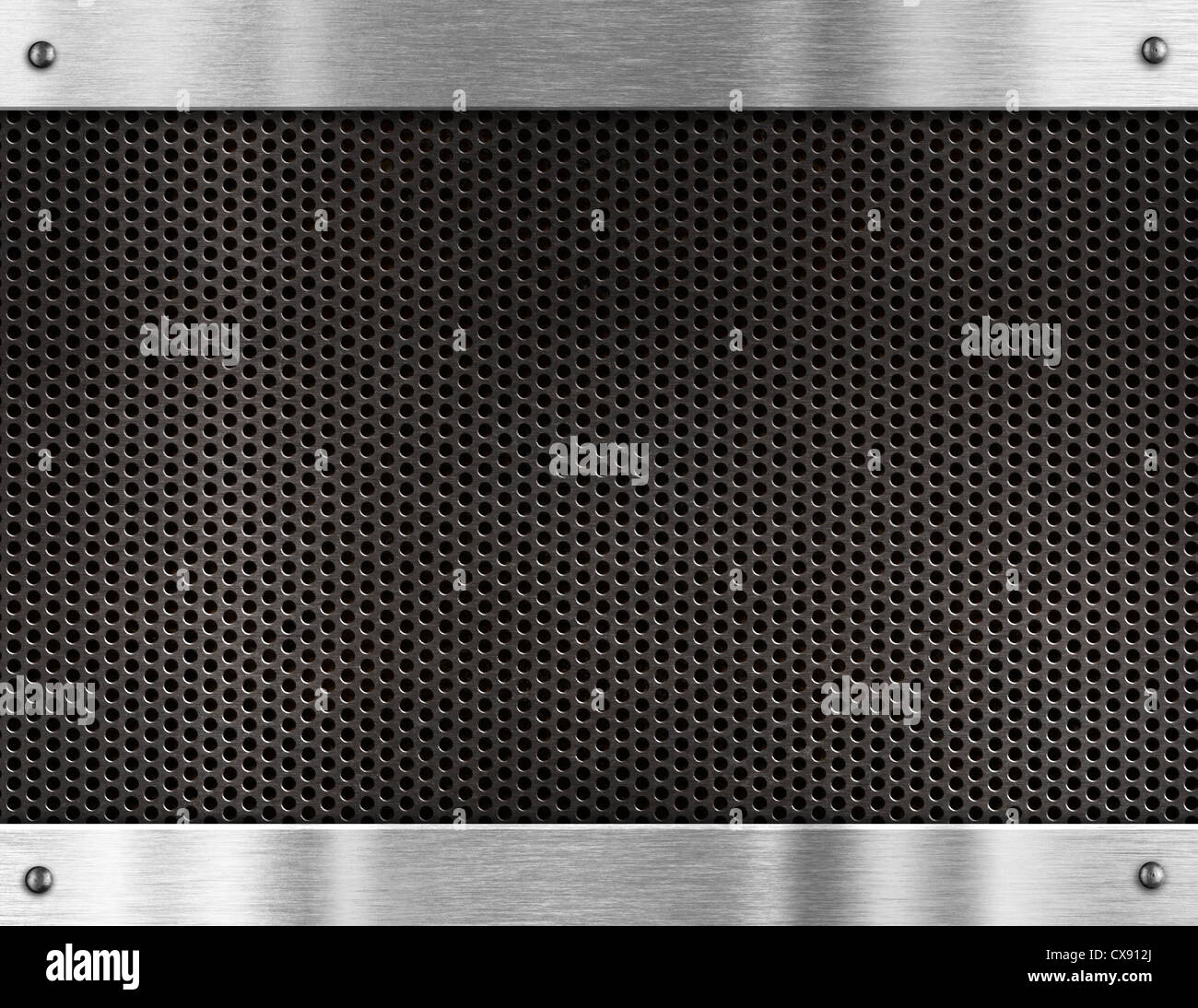 metal grate background Stock Photo