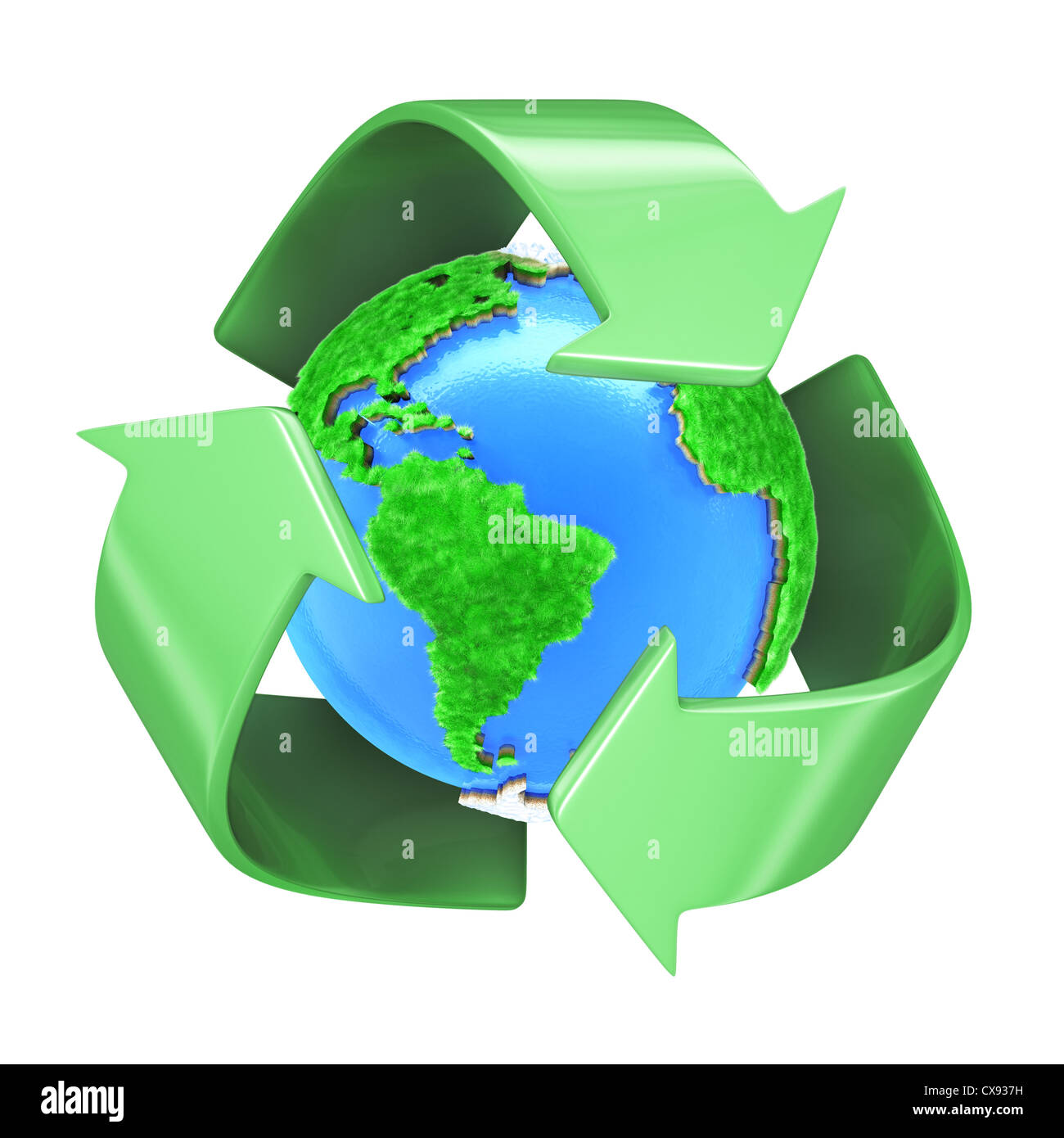 Recycling and saving the environment Stock Photo Alamy