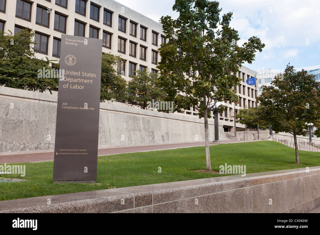 US Department of Labor headquarters - Washington, DC USA Stock Photo