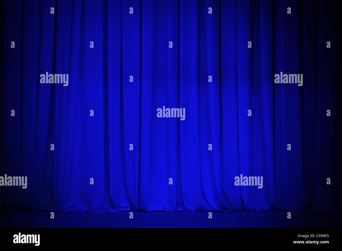 theatre red curtain Stock Photo