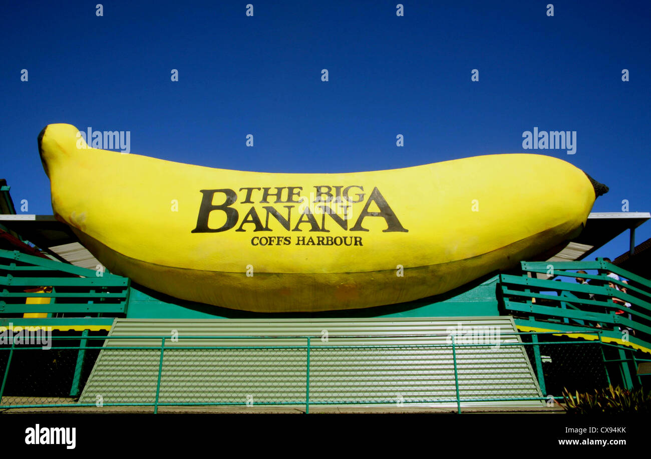 Big Banana fun park, Coffs Harbour, NSW, Australia Stock Photo