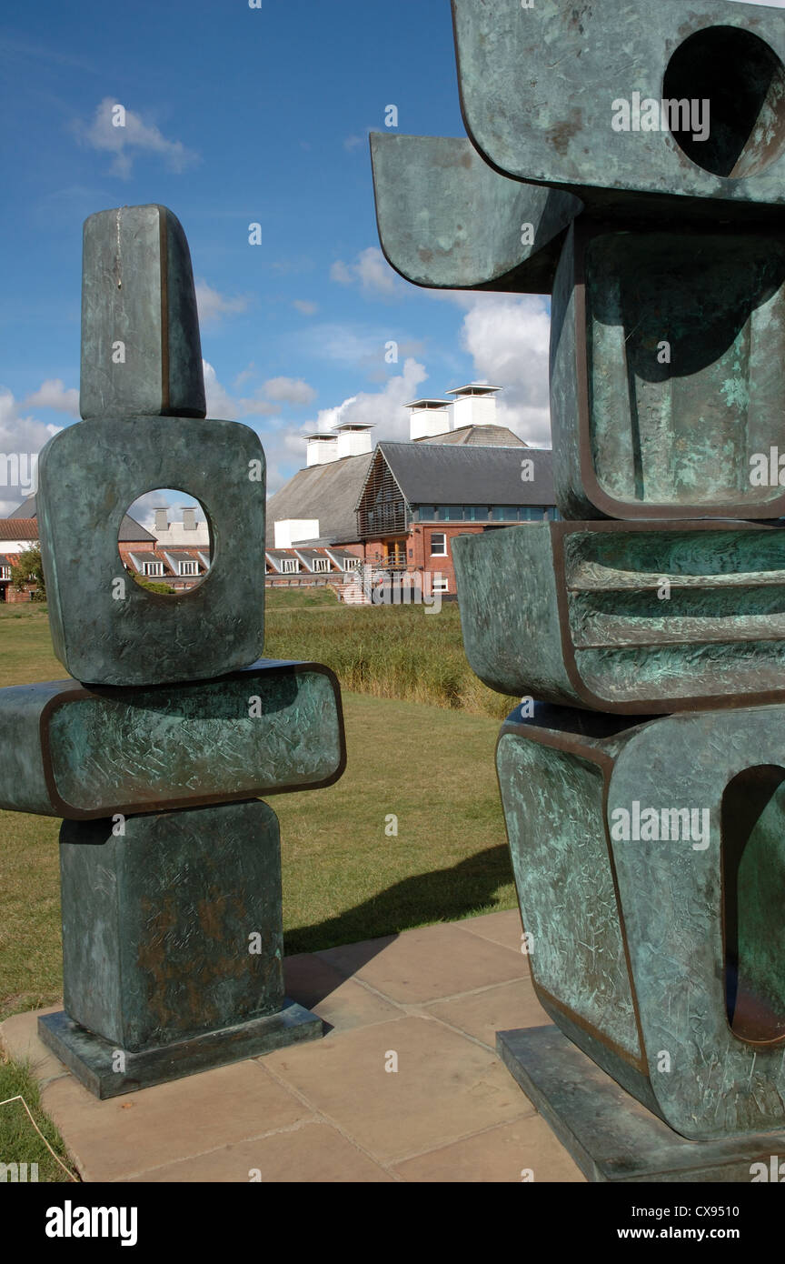 Barbara Hepworth's The Family of Man sculpture at Snape Maltings ...