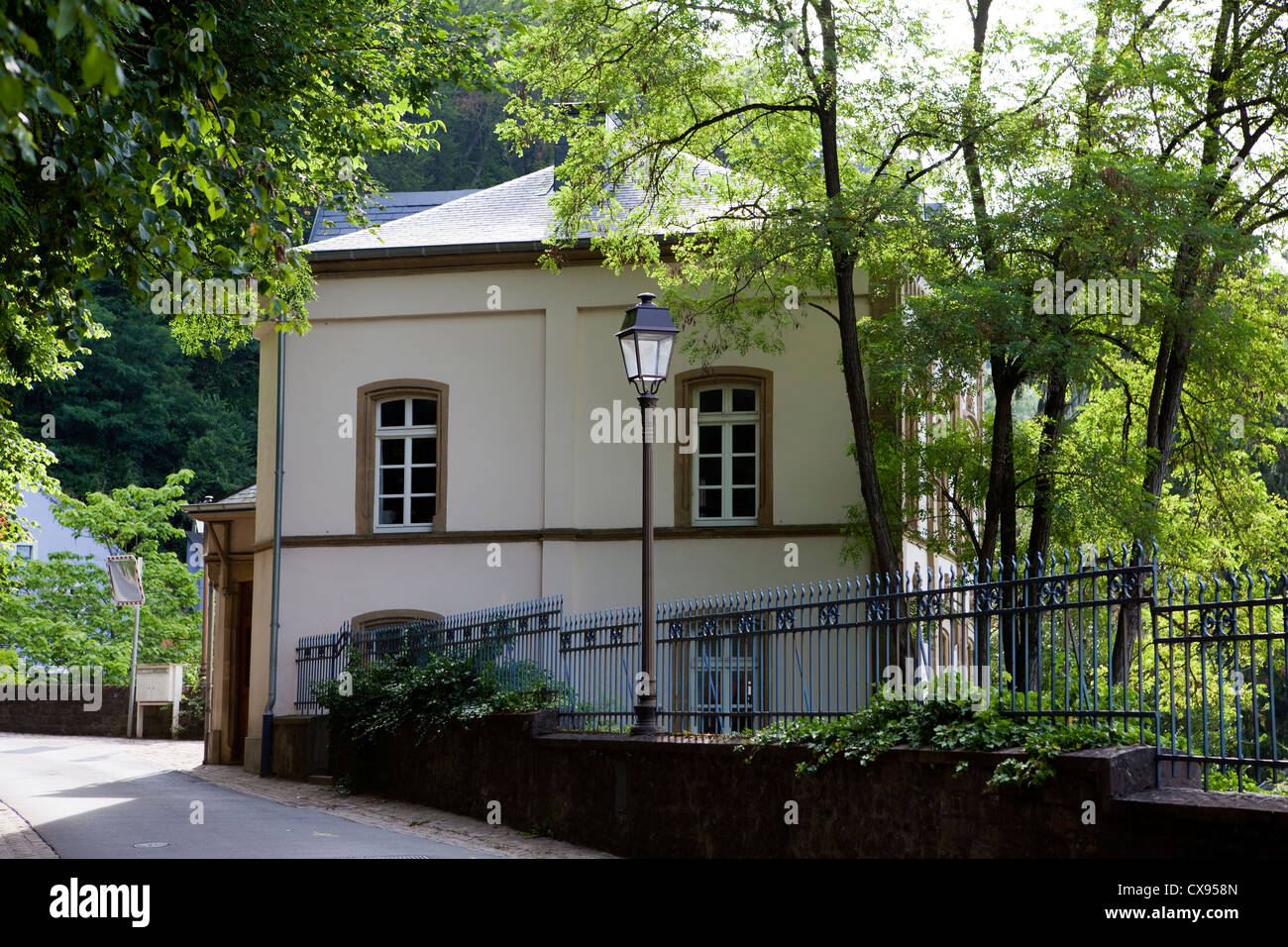 The birthplace of Jean-Baptiste Nicolas Robert Schuman, 1886 - 1963, a german-french statesman, Luxembourg Claussen, Europe Stock Photo