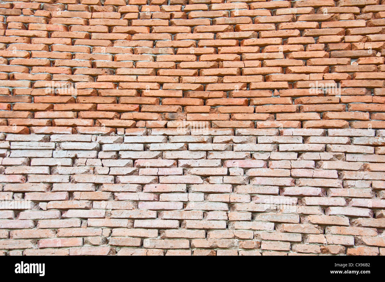 old brickwall two tone Stock Photo