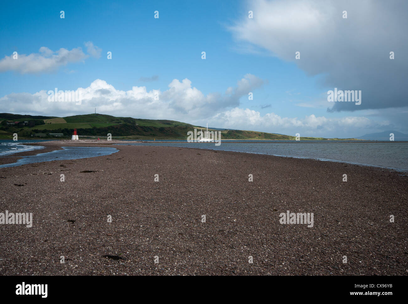 The Spit Of Land Known as The Doirlinn leading Out To Davaar Island In