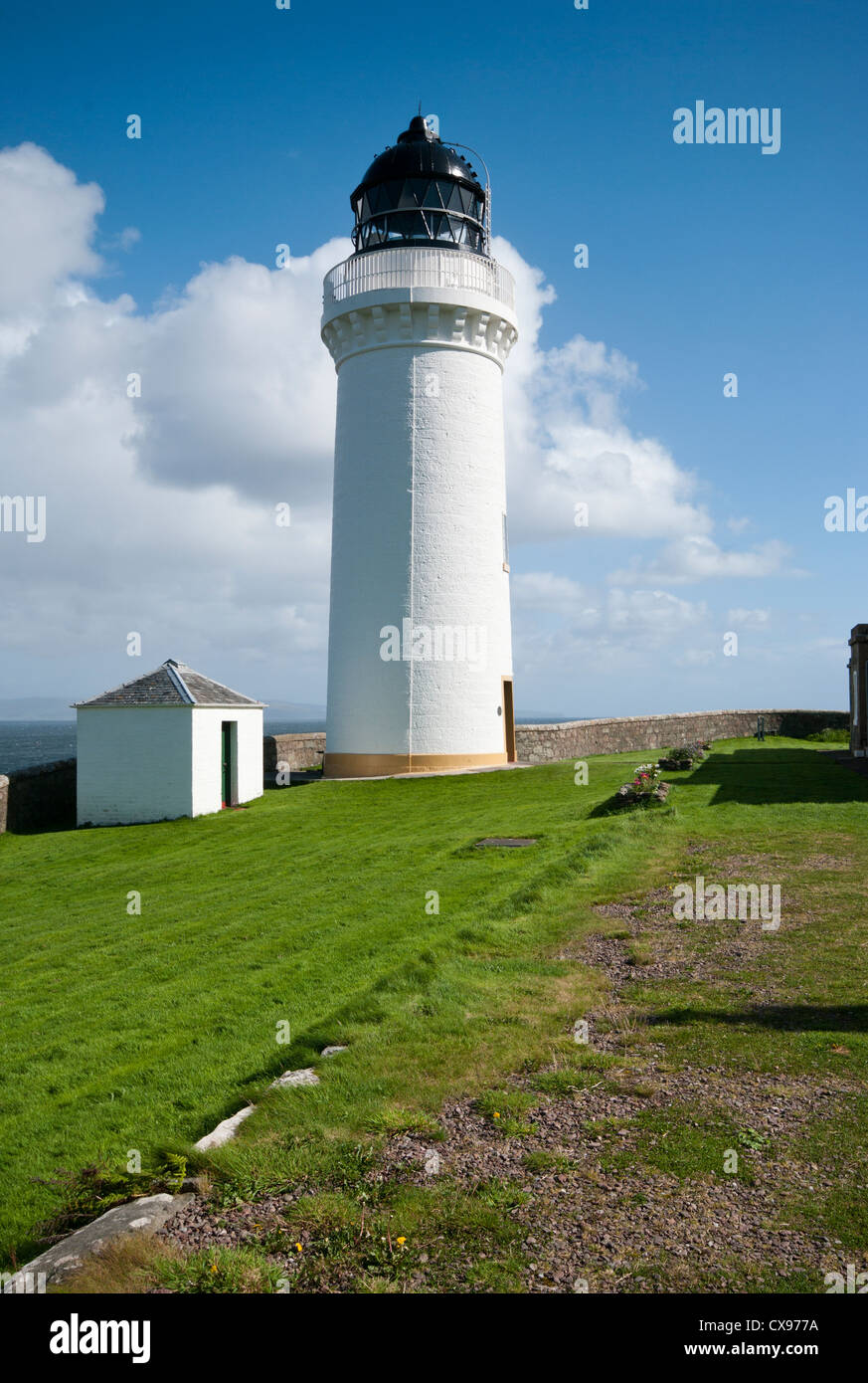 Davaar Lighthouse On Davaar Island In Campbeltown Loch Off The Kintyre Peninsula Argyll and Bute Scotland Stock Photo