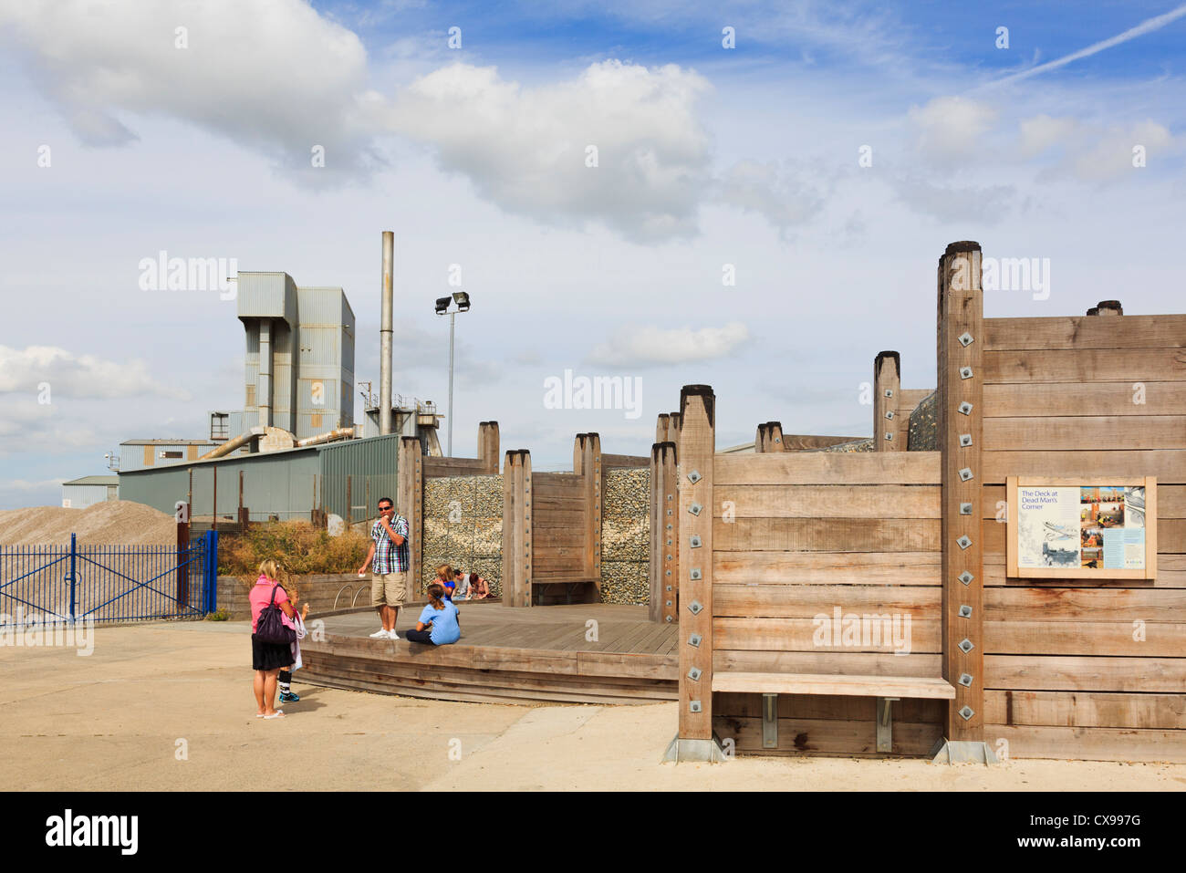 The Deck at Dead Man's Corner new decking seating area with Brett