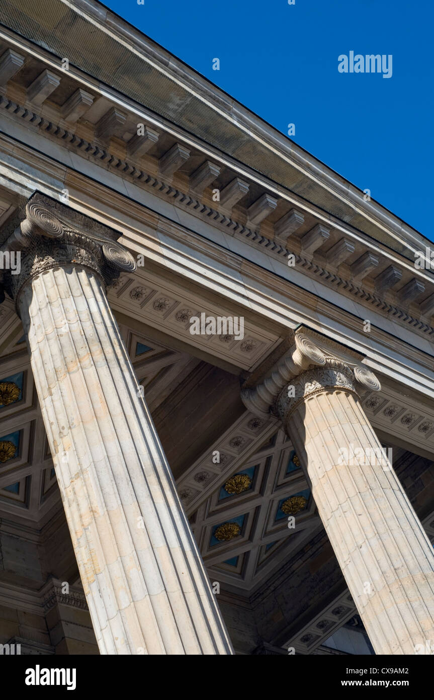 Detail of the exterior of the Konzerthaus concert hall situated on the Gendarmenmarkt in Berlin, Germany Stock Photo
