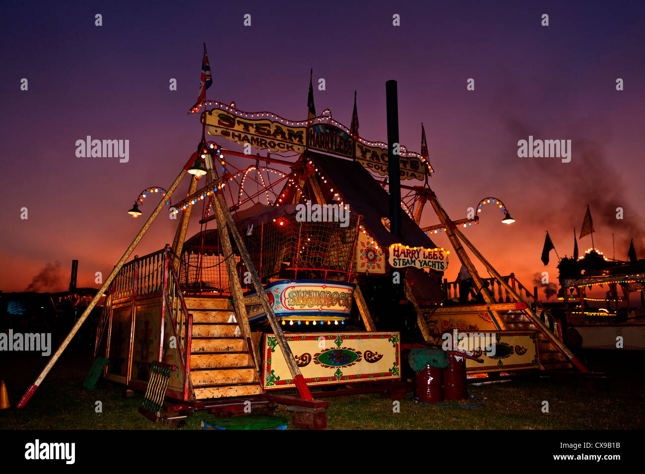 Steam Yachts at The Great Dorset Steam Fair,Blandford Forum,England Stock Photo