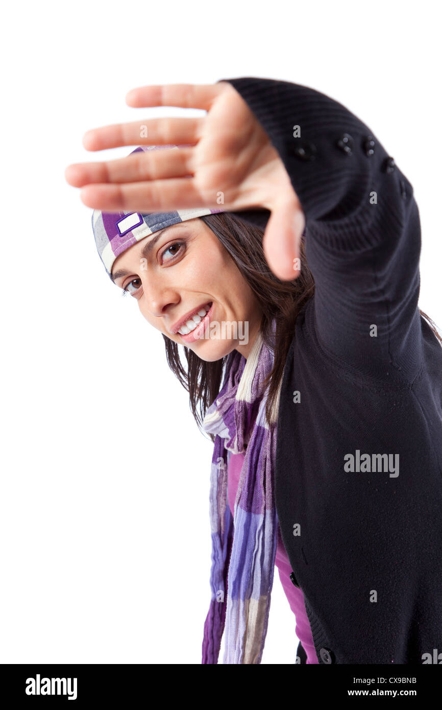Hip hop dancer showing some movements Stock Photo