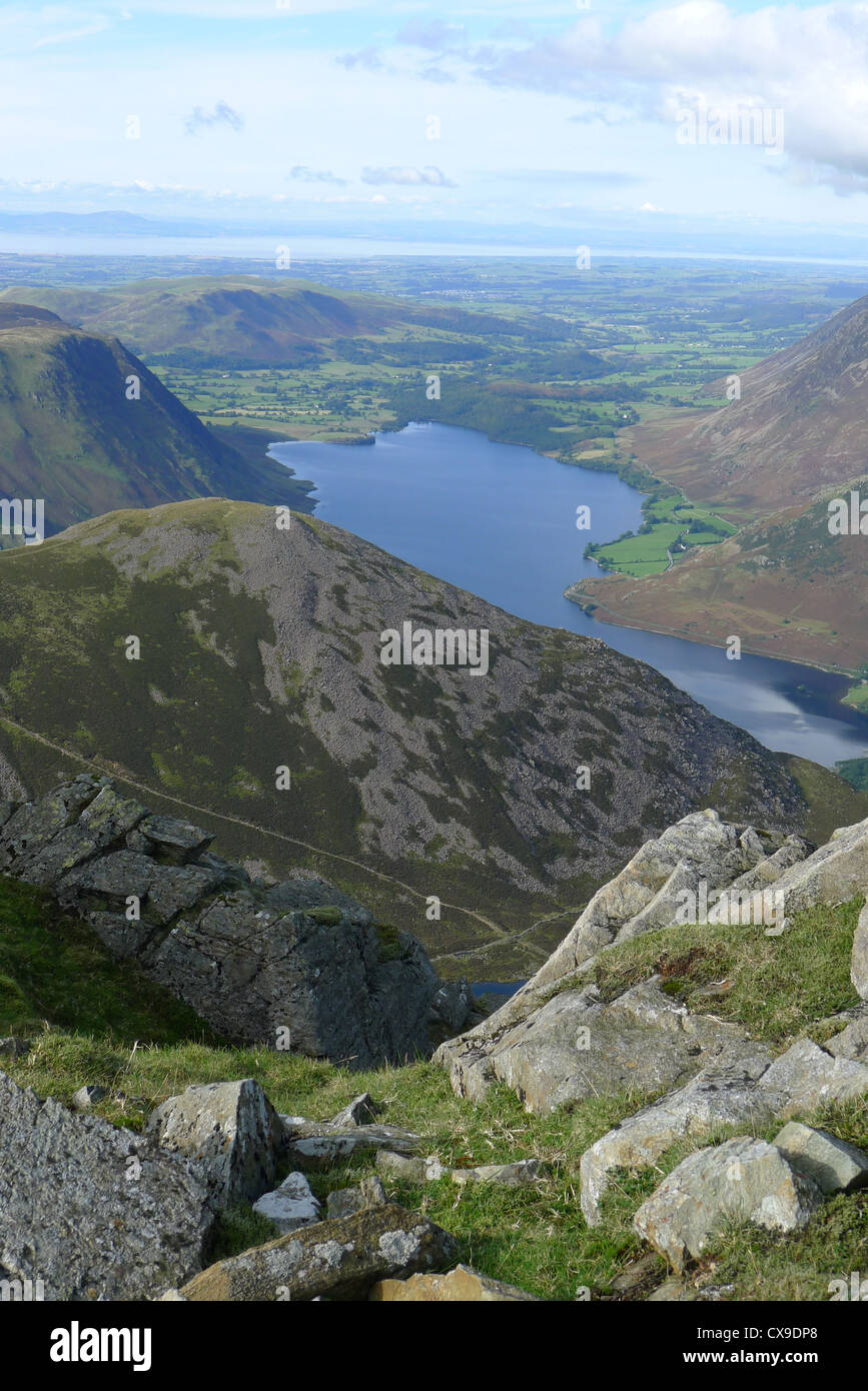 Crummock Water from High Stile Stock Photo