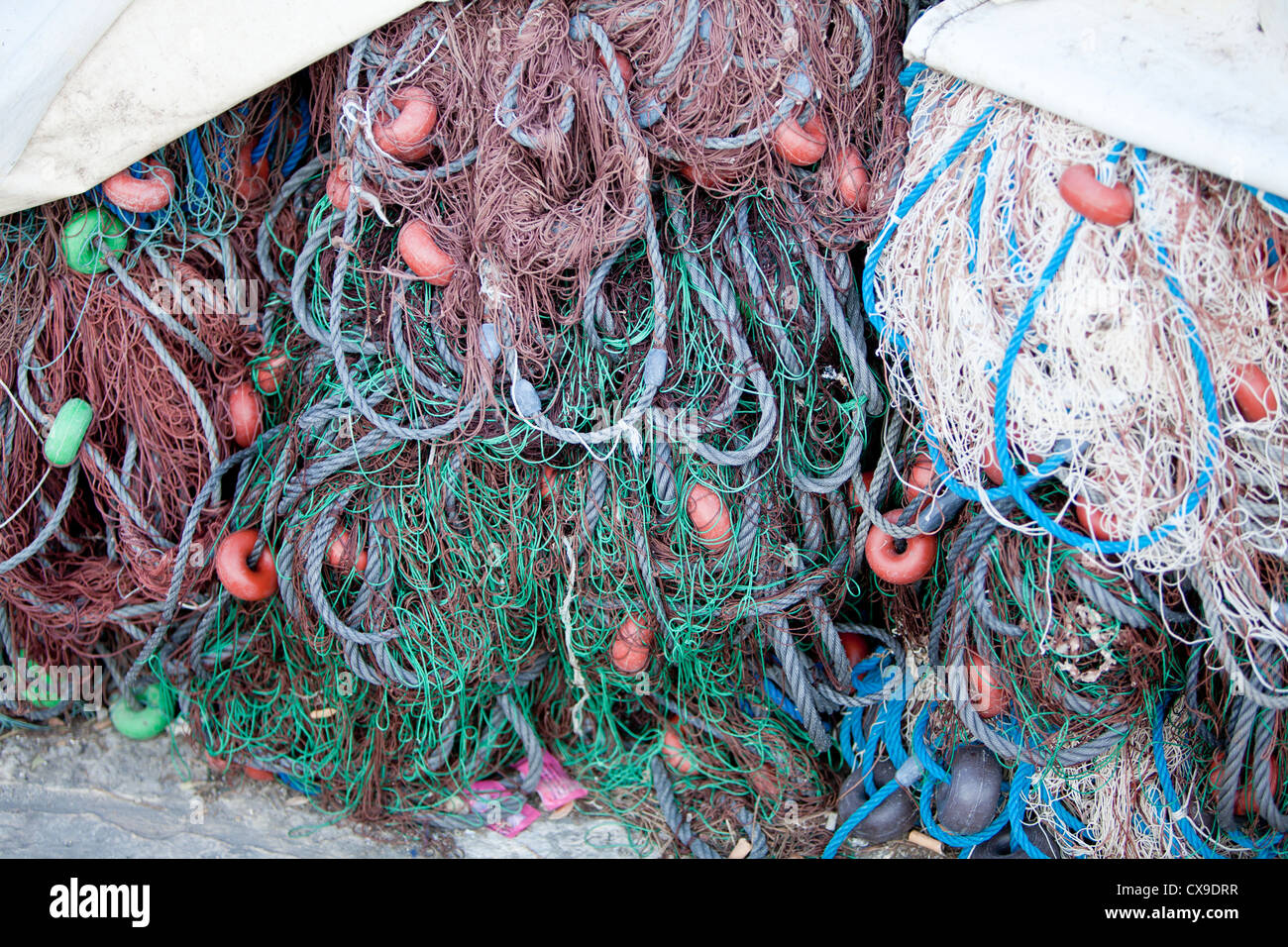 Trawle Lead Rope Trawler trawling net netting hi-res stock photography and images - Alamy