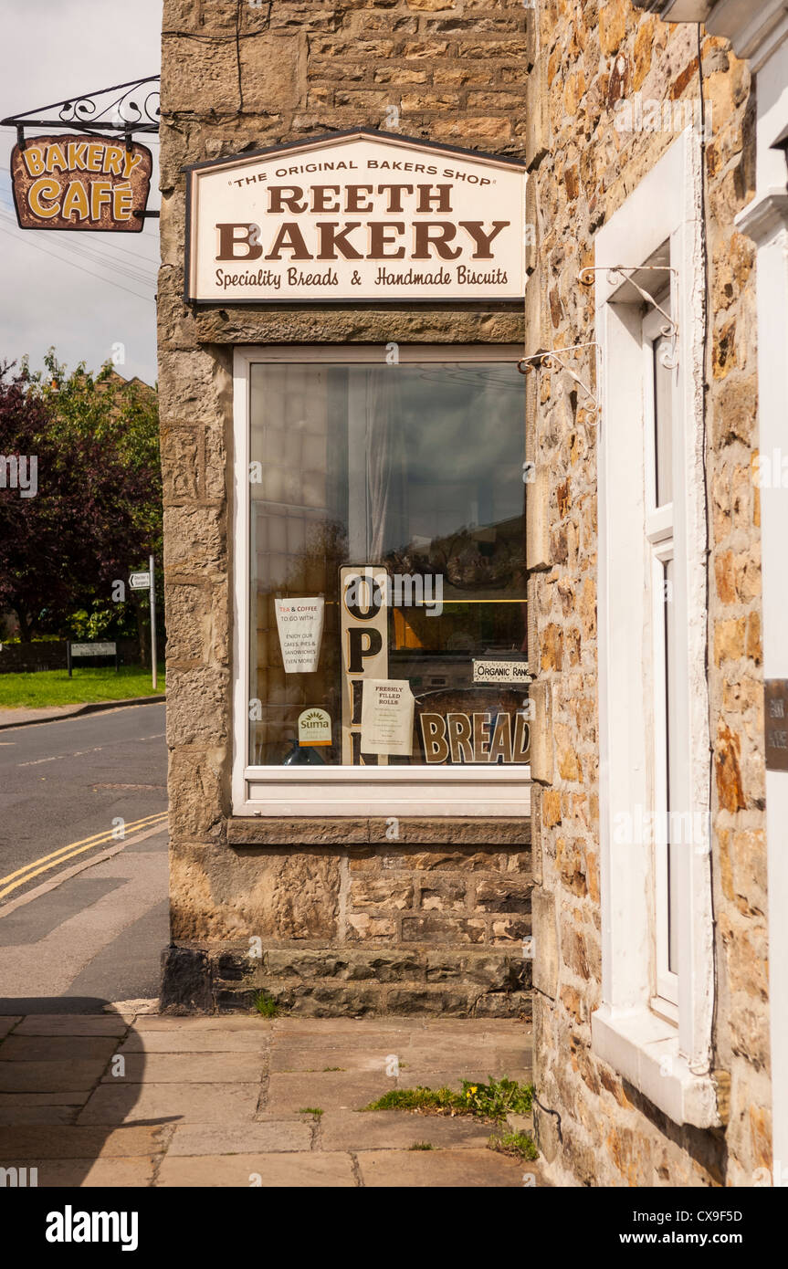 The Reeth bakery in the village of Reeth in Swaledale in North Yorkshire, England, Britain, Uk Stock Photo