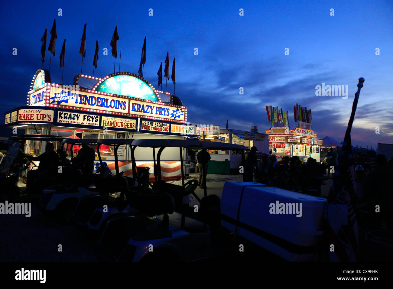 Kokomo Indiana Vietnam Veterans Reunion 2012 concession stand