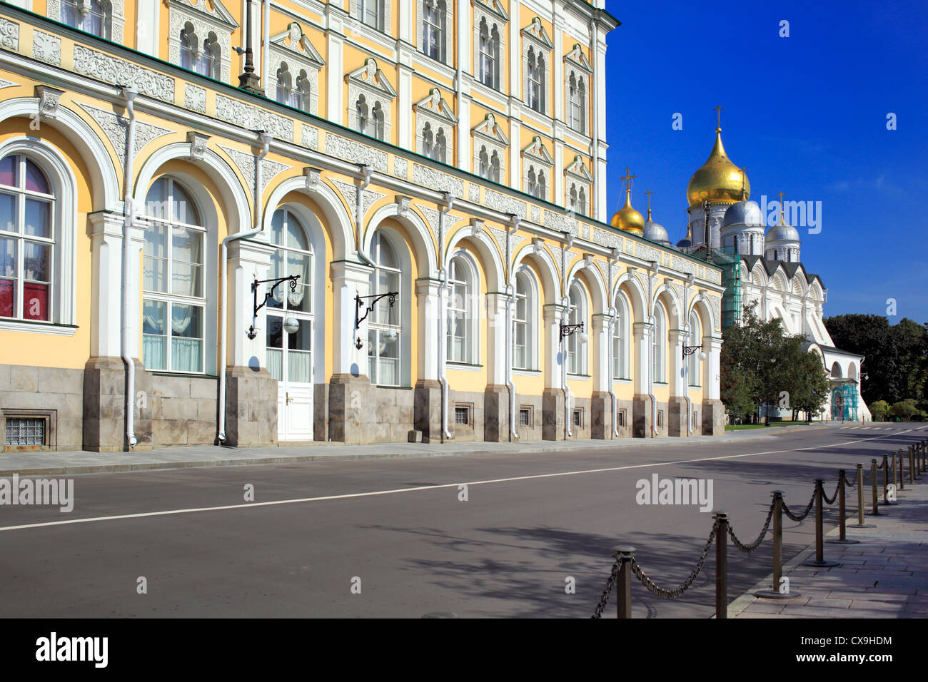 Grand Kremlin Palace (1849), Moscow Kremlin, Moscow, Russia Stock Photo