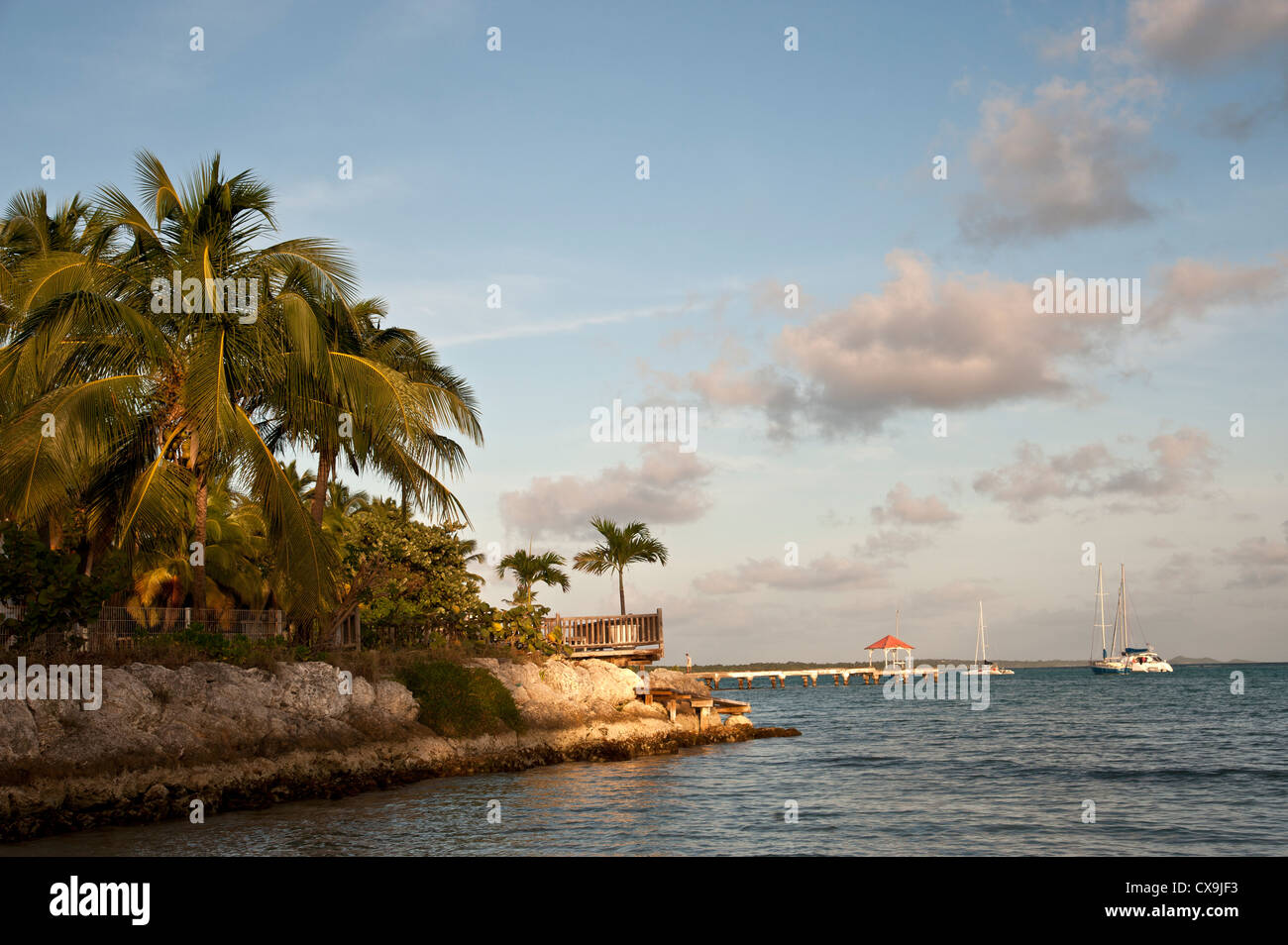 Antilles Caribbean French Guadeloupe St François Stock Photo