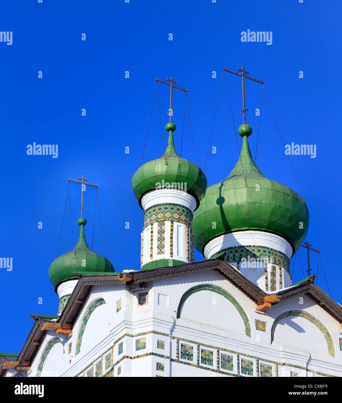 Vyazhishchsky monastery, Novgorod region, Russia Stock Photo