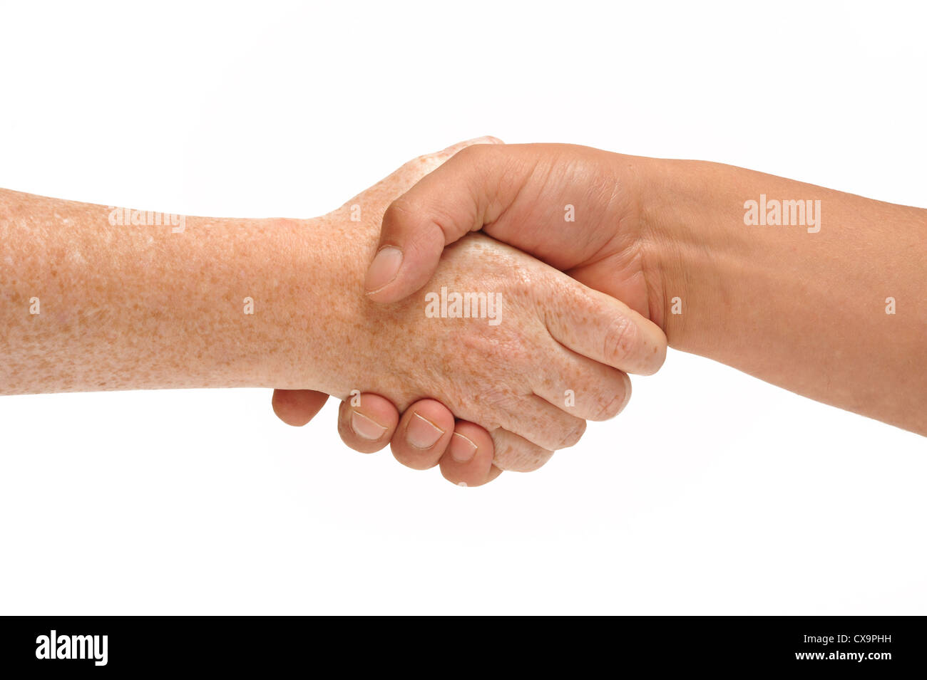 Hand shake Stock Photo