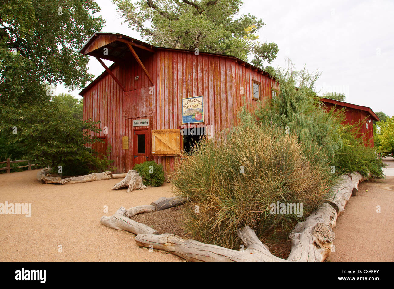 apple cider barn at heritage farm botanical garden gardens albuquerque alb alq new mexico nm