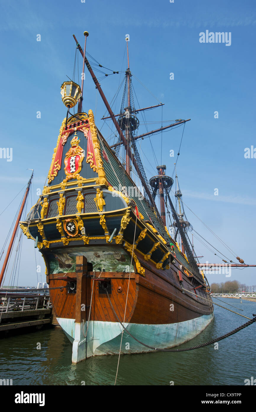 Replica Of A Old Dutch Galleon The Voc Batavia Stock Photo Alamy