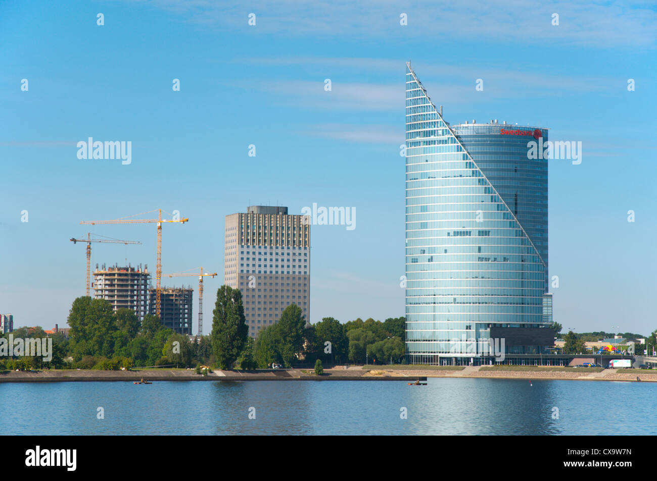 SwedBank Latvia headquarters and other new office buildings by River ...
